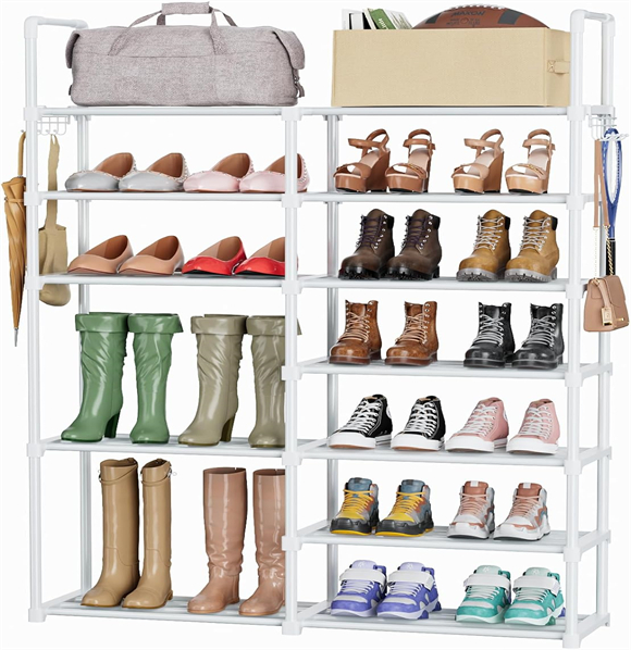 Shoe rack without cover